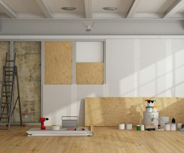 architectural restoration and insulation of an old wall