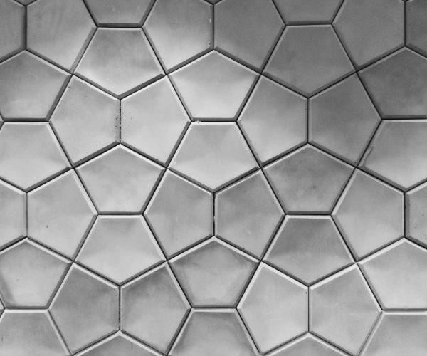 Geometrical wall tiles