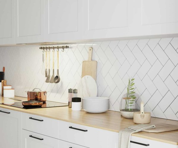 kitchen interior, 3d rendering